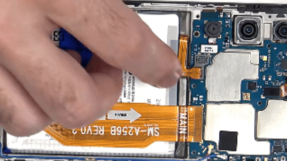 خطوة 31 في تبديل الشاشة سامسونج A25