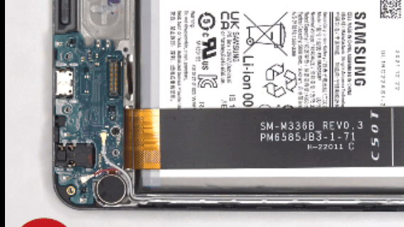 خطوة 8 في تبديل الشاشة سامسونج A23