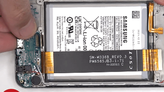 خطوة 10 في تبديل الشاشة سامسونج A23