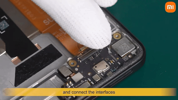 خطوة 31 في تبديل الشاشة poco F6