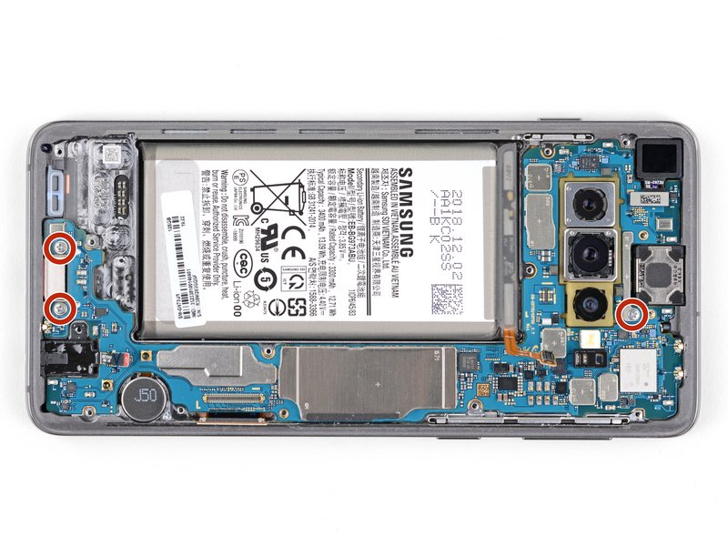 خطوة 34 في تبديل الشاشة سامسونج S10 / S10 PLUS