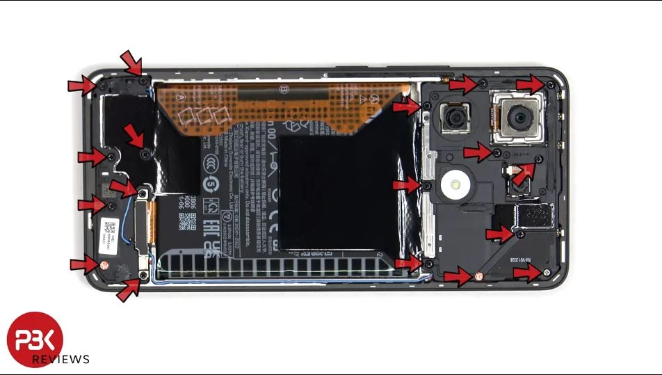 خطوة 4 في تبديل الشاشة poco X6