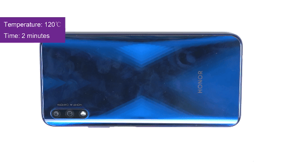 خطوة 1 في تبديل شاشة HONOR X9