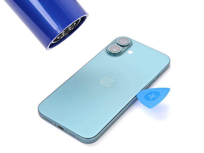 خطوة 7 في تبديل سماعة الأذن IPHNOE 16 PLUS