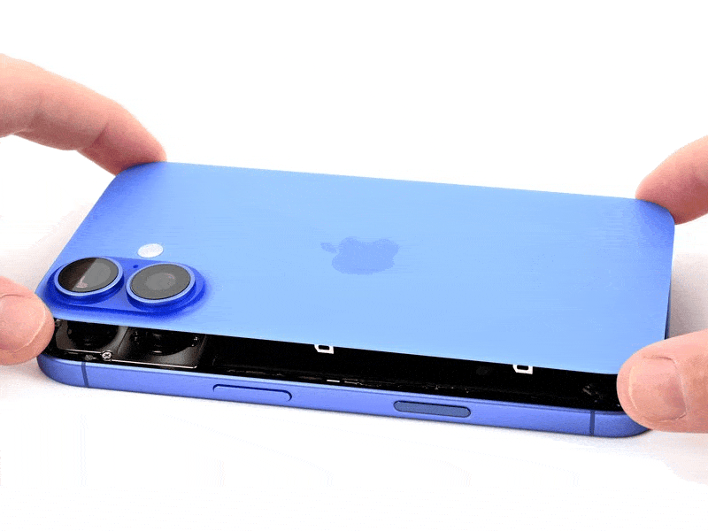 خطوة 40 في تبديل سماعة الأذن IPHNOE 16 PLUS