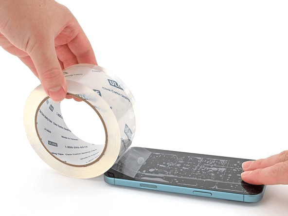 خطوة 2 في تبديل الشاشة IPHNOE 16 PLUS