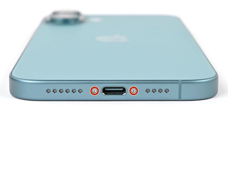 خطوة 3 في تبديل الشاشة IPHNOE 16 PLUS