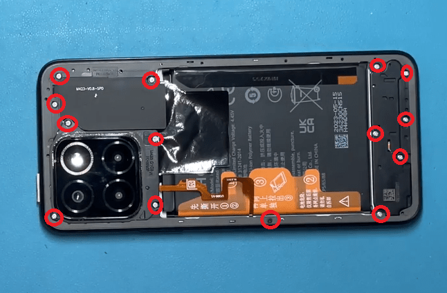 خطوة 20 في تبديل شاشة HONOR X8